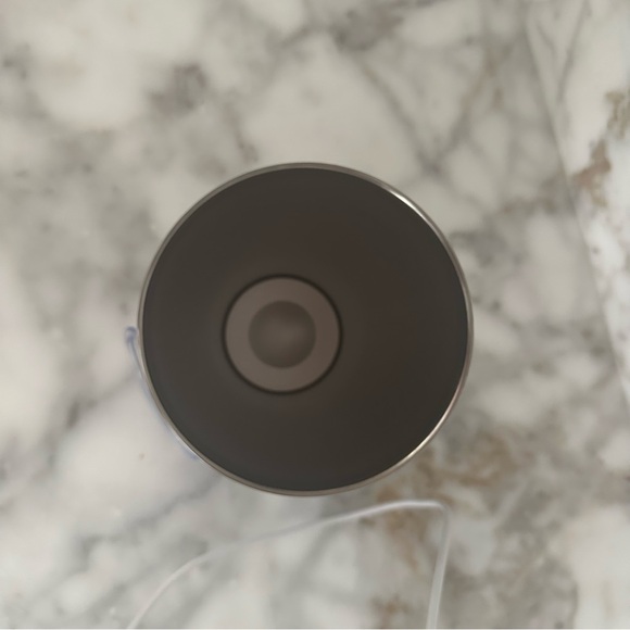 Tiffany Blue Stainless Skinny Tumbler with White Ribbon Design - 20oz - Picture 4 of 5